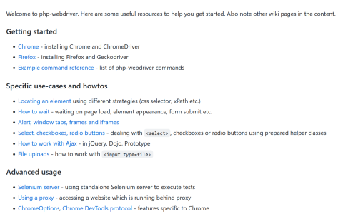 [php-webdriver/webdriver]用PHP控制浏览器做自动化测试