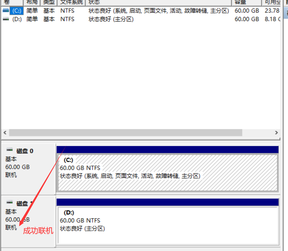 阿里雲服務器電腦磁盤因為策略設置處於脫機狀態的解決辦法